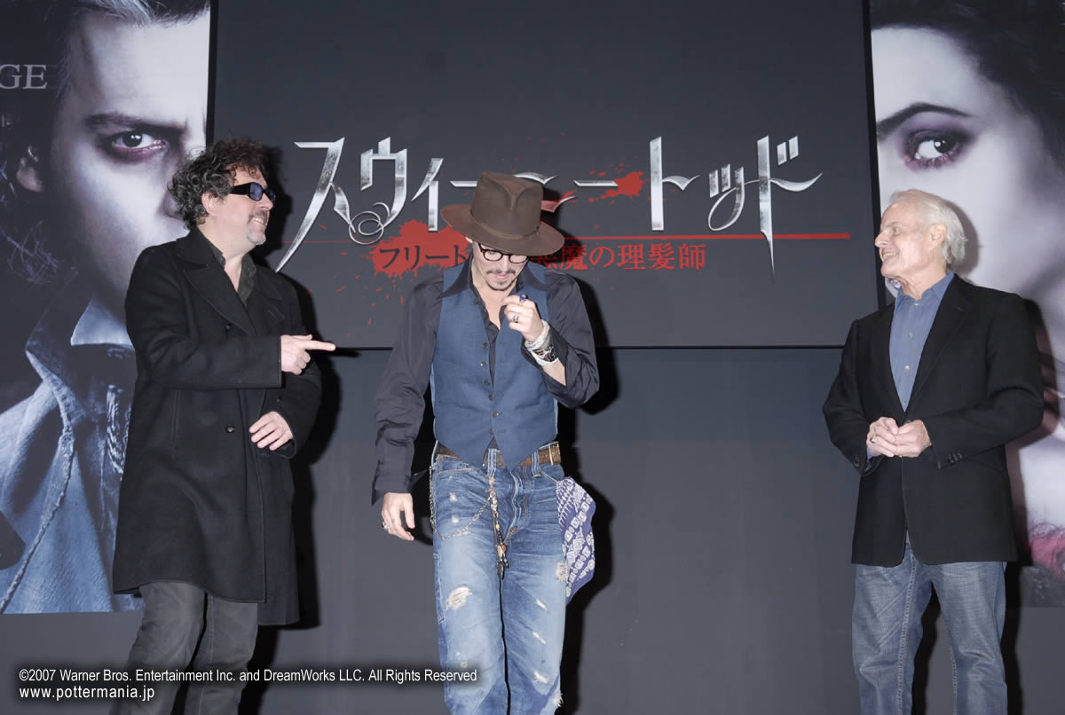 XEB[j[gbh t[gẌ̗tSweeney Todd/Wj[EfbvJohnny Depp/2008N19L҉Z{؃OhnCAbgPress Conference in Tokyo At Roppongi Grand Hyatt 9 Jan, 2008